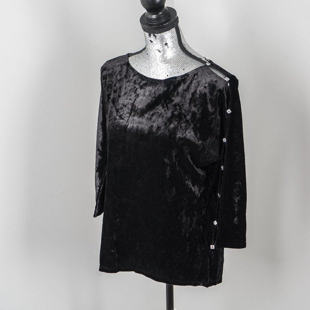 NWT Cable & Gauge Velour Cut-Out Pullover Top  - S